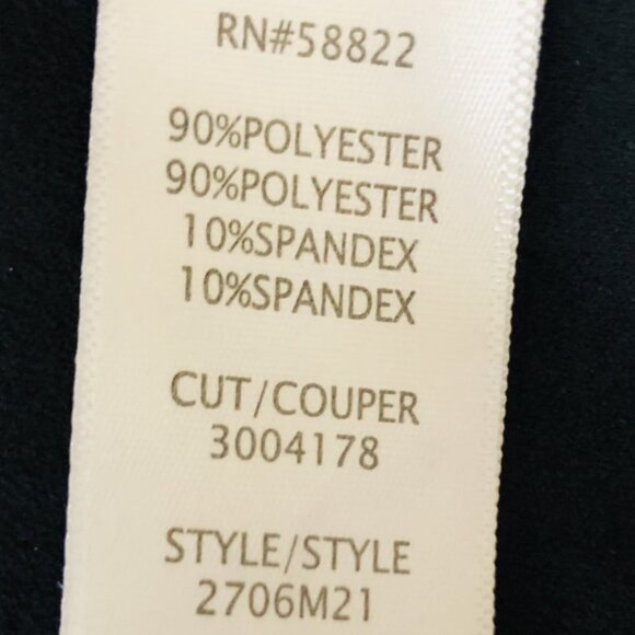 Max Studio Faux Suede Open Front Draped Jacket Black Size S Pocket Stretchy - Picture 12 of 15